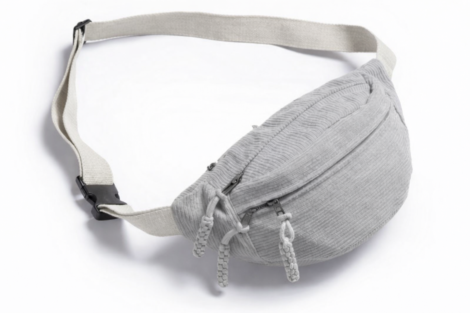 01b77f43-c5db-4e41-9206-c87a46d1325c Special corduroy pouch - Grey – תמונה 1